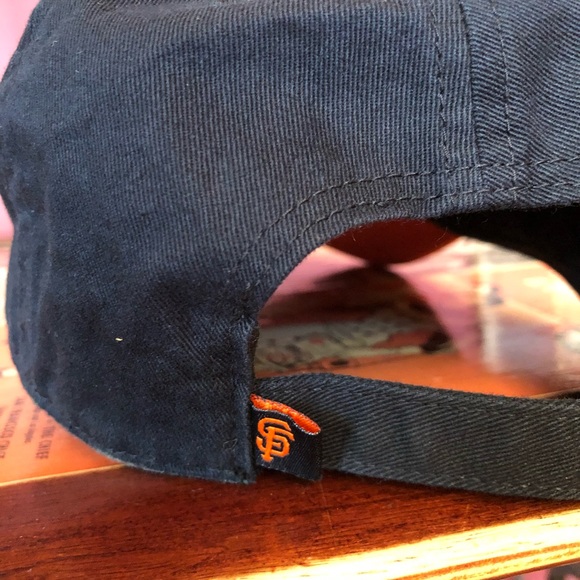San Francisco Giants Baseball Cap Hat Black Orange - Picture 7 of 11